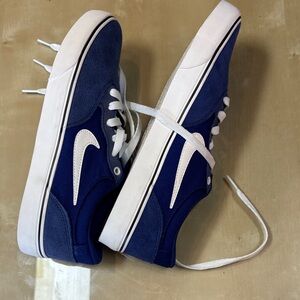 Authentic Nike SB CHRON 2 Blue and White Men's Sneakers size 8.5 new no box